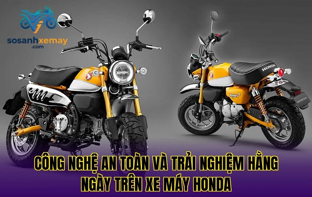 Công nghệ an toàn và trải nghiệm hằng ngày trên xe máy Honda