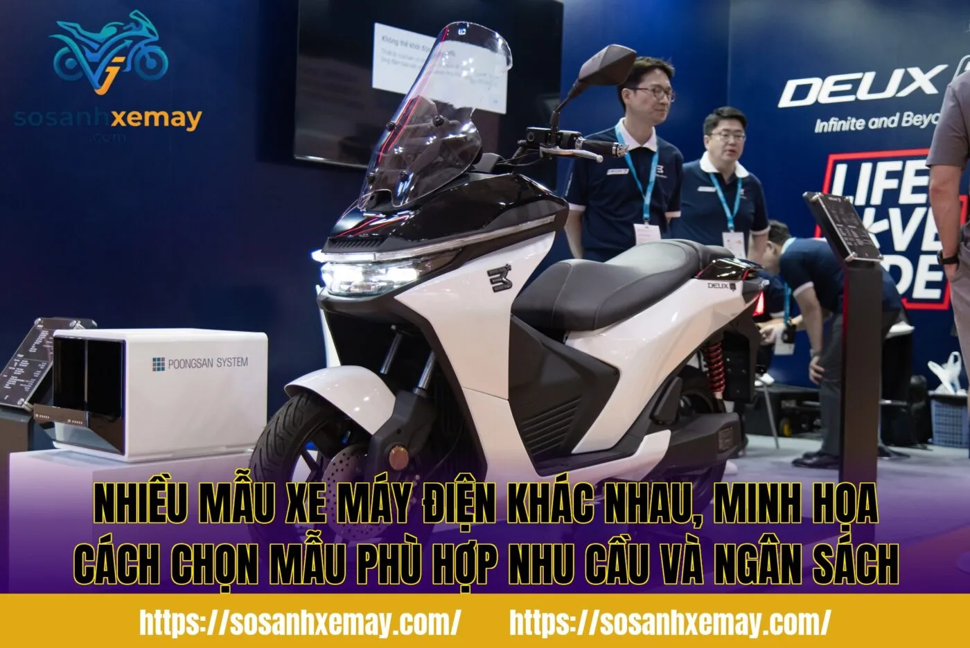 Nhiều mẫu xe máy điện khác nhau, minh họa cách chọn mẫu phù hợp nhu cầu và ngân sách