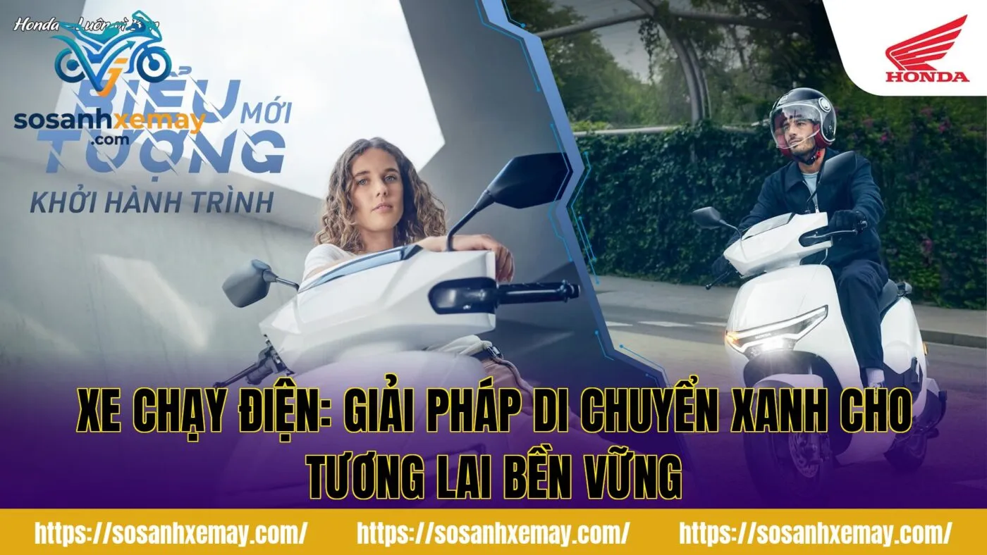 Xe chạy điện: Giải pháp di chuyển xanh cho tương lai bền vững