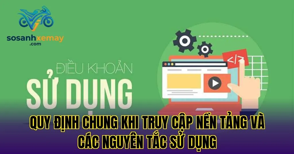 Quy định chung khi truy cập nền tảng và các nguyên tắc sử dụng
