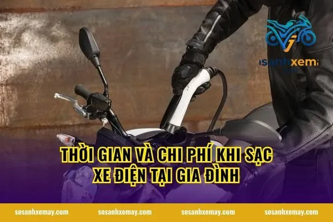 Thời gian và chi phí khi sạc xe điện tại gia đình